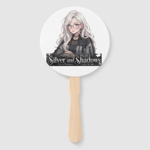 Éventail Rebel Chic Urbain Fille Anime Argent et Ombres Aut