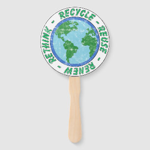 Éventail Recycler Réutiliser Réutiliser Repenser