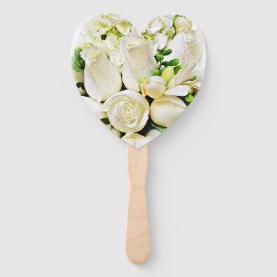 Éventail Roses-Blanches-De-L'amour_