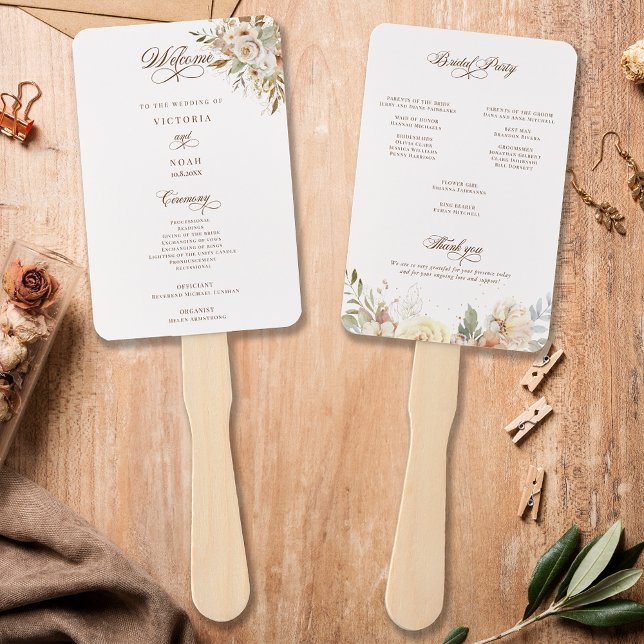 Éventail Rustique Automne Rose Programme Botanique (Créateur téléchargé)