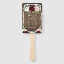 Rustique Romantique Verdure Mason Jar Programme de