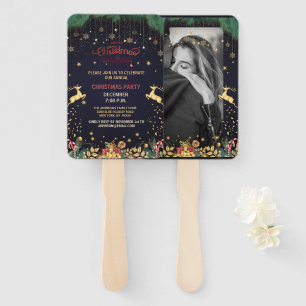 Éventail Saison de vacances sur mesure Elegant Golden Reind