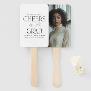 Éventail Salutations à la Grad Personnalisé Photo Grad Grad