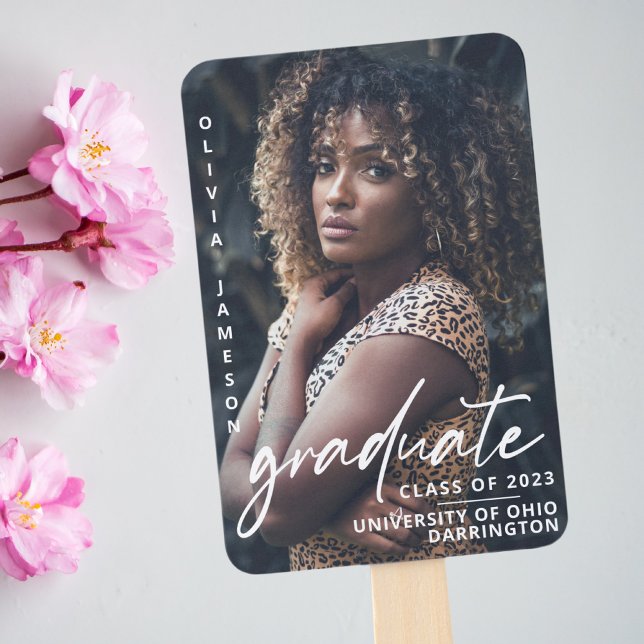 Éventail Script manuscrit moderne | Photo (Créateur téléchargé)