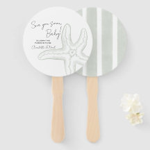 Sea You Soon Baby Shower Ensemble de Ventilateurs