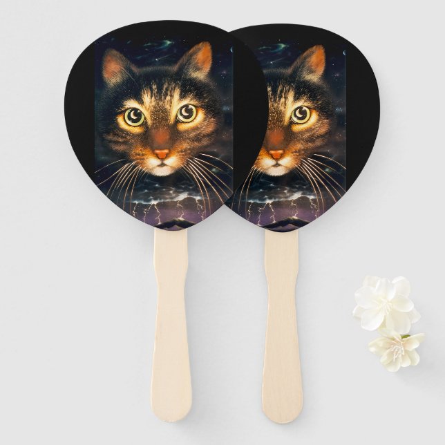 Éventail Set of Fans (Devant et derrière)