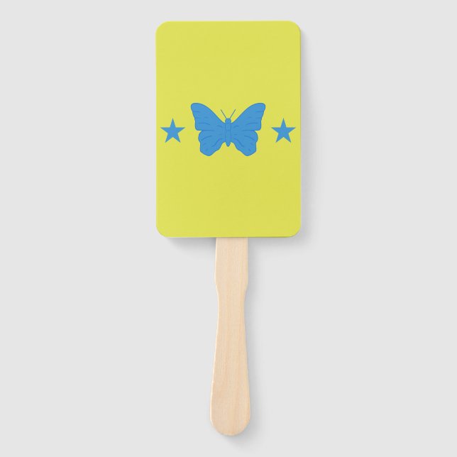Éventail Set of hand fans with flag of Bady Bassit (Devant)