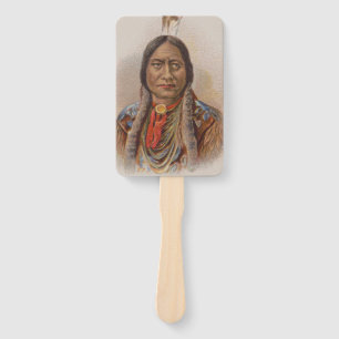 Éventail Signaux de fumée : Lakota Indian Chief Sitting Bul