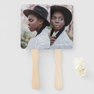 Éventail Signe de graduation Jeu de ventilateurs photo pers