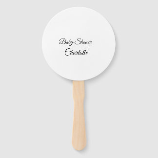 Éventail SIMPLE MINIMAL.CUTIE ADD NAME BABY baby shower Thr