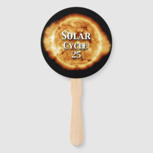 Éventail Solaire Cycle 25 Soleil actif