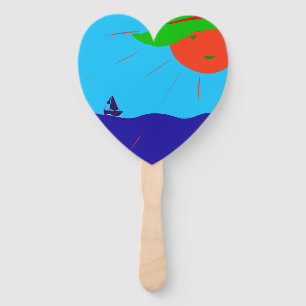 Éventail Soleil et mer