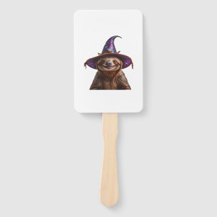 Éventail Sorcière Paresseux Halloween friandise ou farce ci