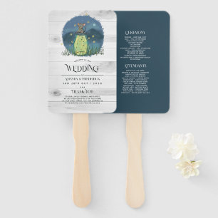 Éventail Souris rustique luciole Mason Jar