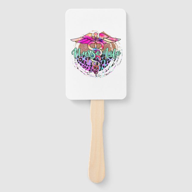 Éventail Sticker pour la vie infirmière 1 (Devant)