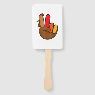 Éventail SYMBOLE DE LA MAIN DE LA Turquie Thanksgiving Supe