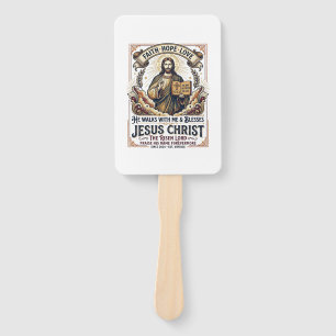 Éventail T-Shirt Jésus Surfant Foi Inspirante
