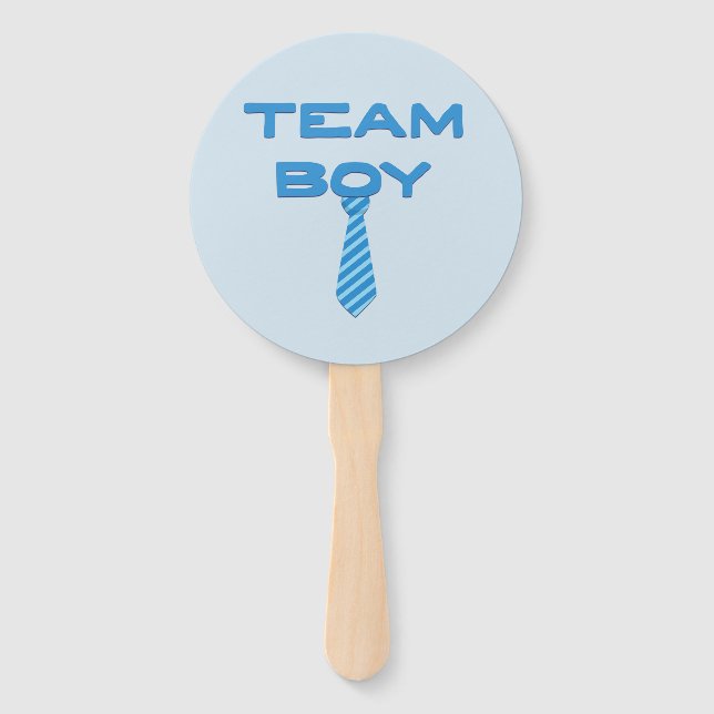 Éventail Team Boy with Necktie (Devant)