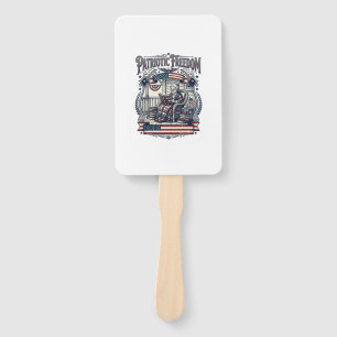 Éventail Tee shirt graphique vectoriel Patriotic Porch Book