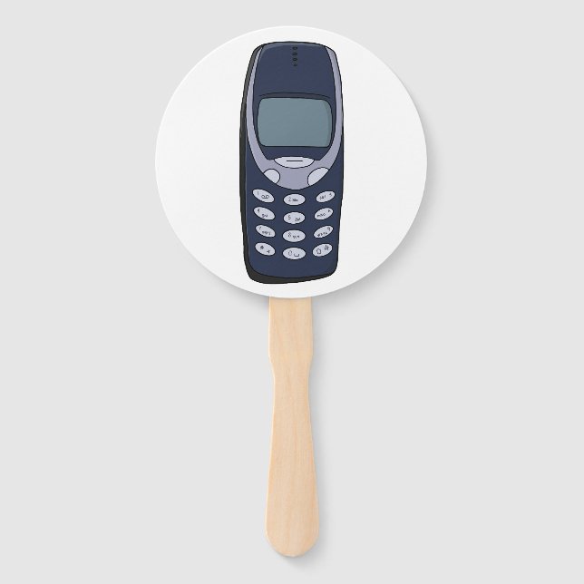 Éventail Téléphone cellulaire vintage (Devant)