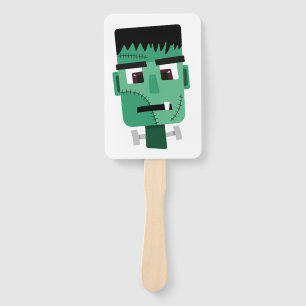 Éventail Tête de monstre de Frankenstein
