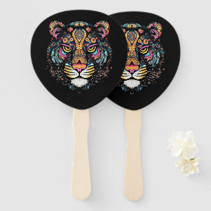 Éventail Tête de tigre