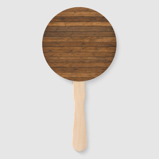 Éventail Texture en bois (Devant)