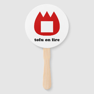 Éventail 📛 tofu en feu