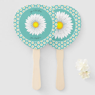 Éventail Turquoise Plutôt Petite Faisée Personnalisé Paddle