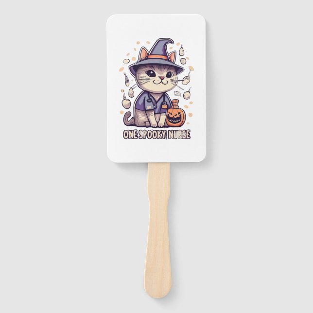 Éventail Un chien infirmière Éffrayant pour tous les Amoure (Devant)