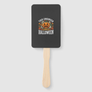 Éventail Vecteur de citrouille d'ingénieur d'Halloween