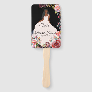 Éventail Ventilateur de Fête des mariées de mariée afro-amé