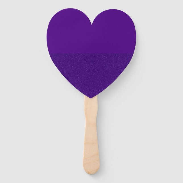 Éventail Ventilateur de pagaie de coeur à texture fractionn (Devant)