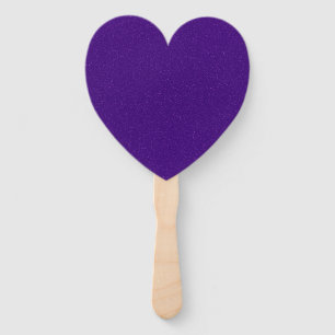 Éventail Ventilateur de pagaie de coeur violet - Personnali
