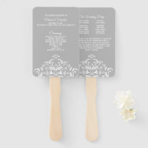 Ventilateur du programme Mariage damassé Elegant W