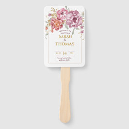 Éventail Ventilateur main du programme (avant et arrière)