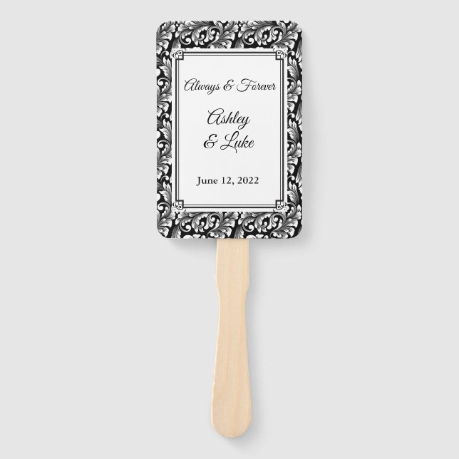 Éventail Ventilateur mariage (Devant)