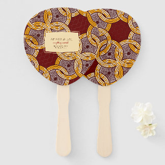 Éventail Ventilateurs à main floraux africains Ankara Kiten