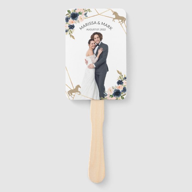 Éventail Ventilateurs du programme de mariage Derby du Kent (Devant)