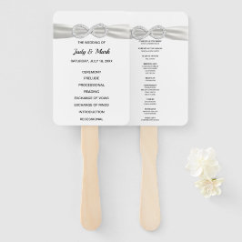 Éventail Ventilateurs du programme de mariage Diamond Infin