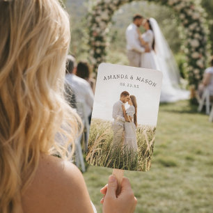 Éventail Ventilateurs du programme de mariage moderne avec