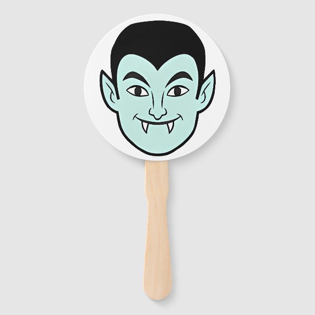 Éventail Visages des bâtons d'Halloween - Props de fête à d (Devant)