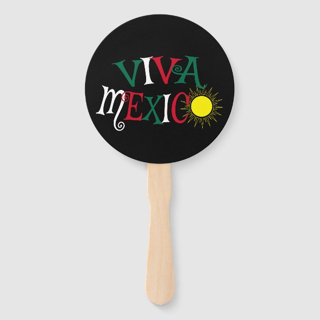 Éventail Viva Mexico (Devant)