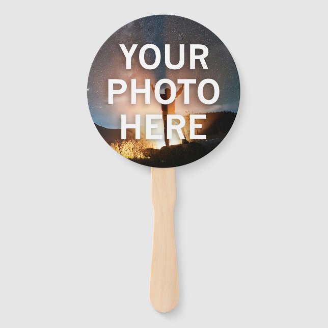 Éventail Votre photo ici (Devant)