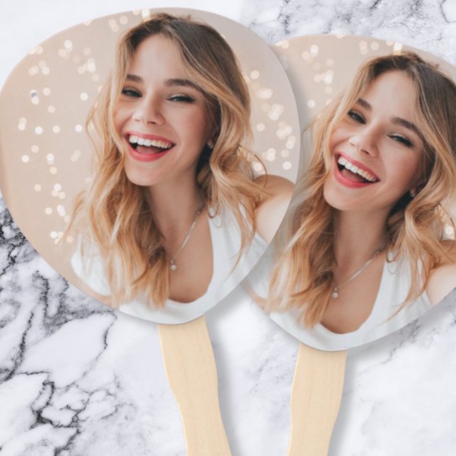 Éventail Votre visage pour un anniversaire personnalisé (Créateur téléchargé)