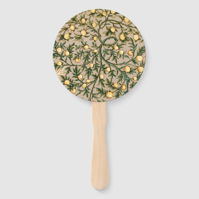 Éventail William Morris Fruit Floral Jardin Fleur Classique (Devant)