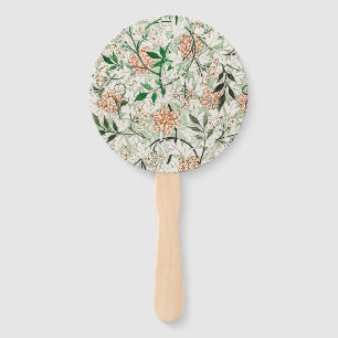 Éventail William Morris Jardin Fleur de Jasmin Classique