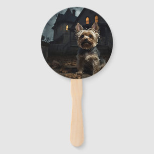 Éventail Yorkshire Terrier Halloween Épouvantable