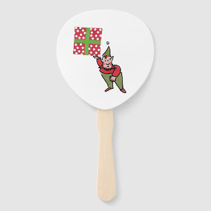 Éventails à main Elf With Polka Dot Gift