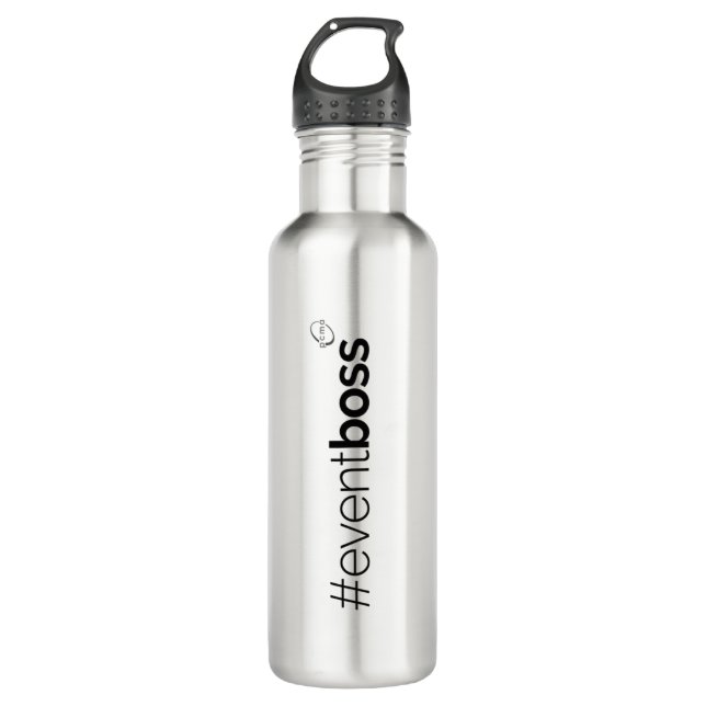#eventboss Wasserflasche Edelstahlflasche (Vorderseite)